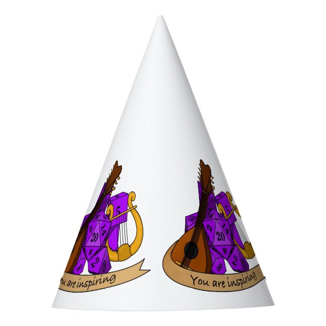 Gorro De Fiesta Diseño de Bard Dice (Anverso)