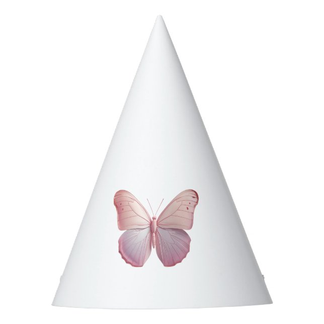 Gorro De Fiesta Diseño de Mariposa (Anverso)