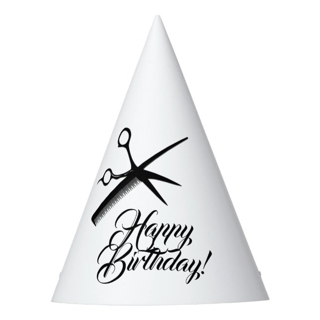 Gorro De Fiesta Diseño estético Feliz cumpleaños (Anverso)