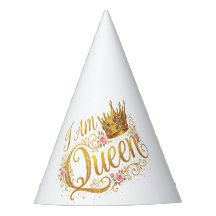 Diseño floral Corona Dorada Soy Reina