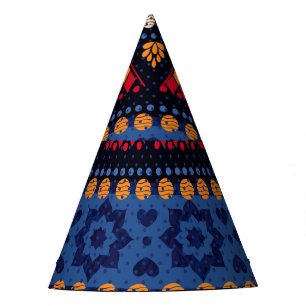 Gorro De Fiesta Diseño tribal: Modelo multifuncional sin foco.
