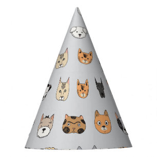 Gorro De Fiesta Diversión animal: perros gatos mezcla de doodle