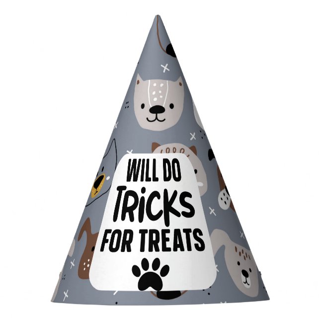 Gorro De Fiesta Divertida fiesta de cumpleaños de perro (Anverso)