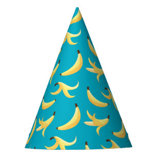 Gorro De Fiesta Divertido patrón de fiesta con chistes de plátano