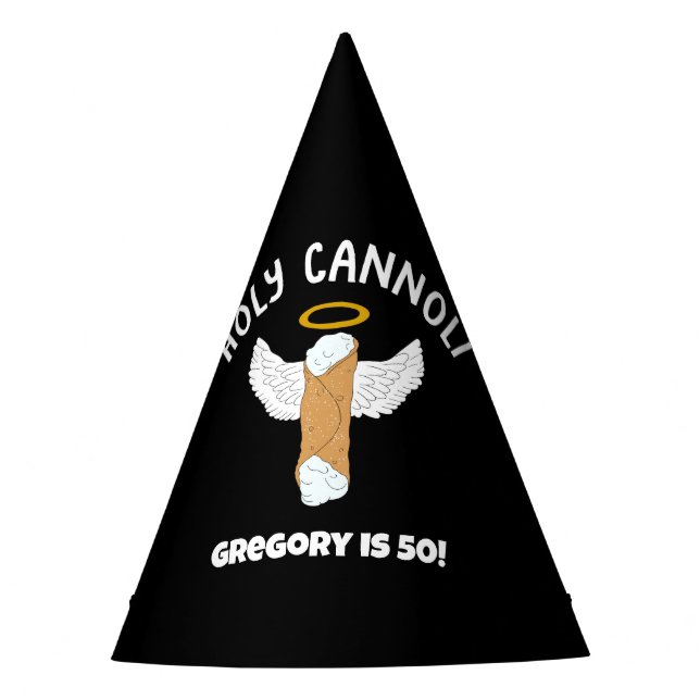 Gorro De Fiesta Divertido Santo Cannoli Fiesta Temático Italiano (Anverso)