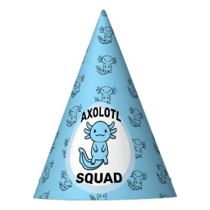 Gorro De Fiesta Divertido y lindo escuadrón de Ajolotes personaliz