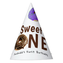 Gorro De Fiesta Donas Sweet One 1er Cumpleaños