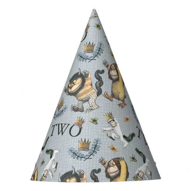 Gorro De Fiesta Donde los monstruos salvajes Cumpleaños 2 (Anverso)