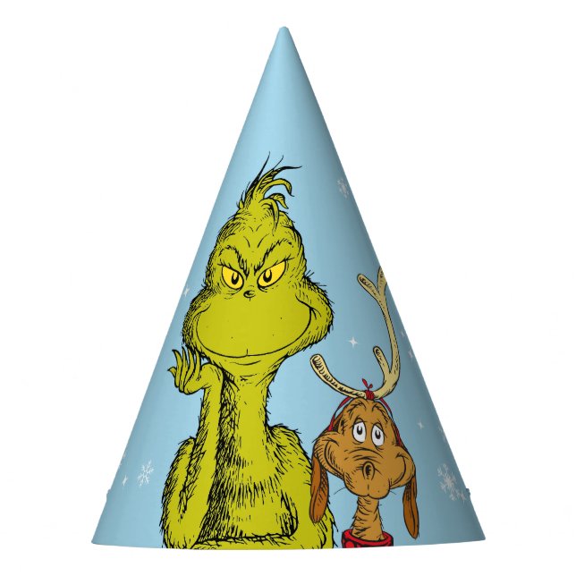Gorro De Fiesta Dr. Seuss | Grinch Winthday Birthday (Anverso)