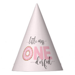 Gorro De Fiesta Dulce rosado Pequeño MIs Primer Cumpleaños