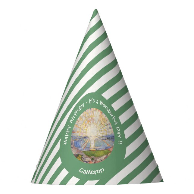 Gorro De Fiesta Edvard Munch The Sun (Solen) - Artículos Fiestas S (Anverso)