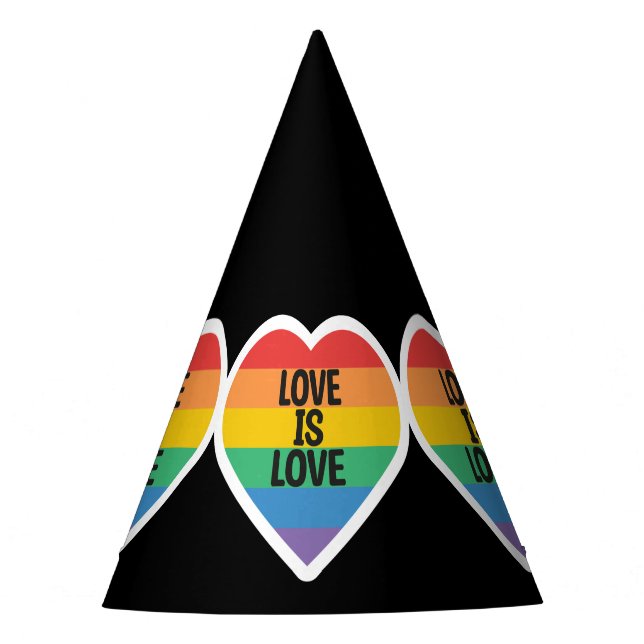 Gorro De Fiesta el amor es amor fiesta gay (Anverso)