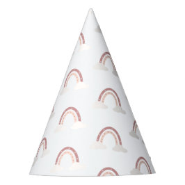 Gorro De Fiesta El arcoiris rosado pastel primer cumpleaños