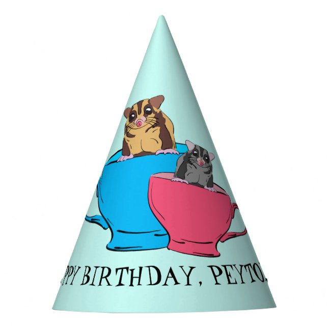 Gorro De Fiesta El azucarero en la fiesta de cumpleaños del Person (Anverso)