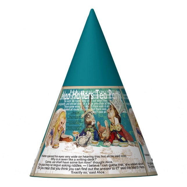 Gorro De Fiesta El Fiesta del té de Mad Hatter (Anverso)