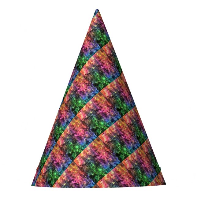 Gorro De Fiesta El Fin Del Arte Abstracto Del Arcoiris (Anverso)