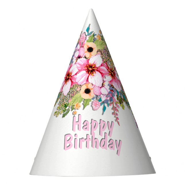 Gorro De Fiesta El Jardín de las Flores (Anverso)