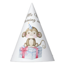 Gorro De Fiesta El primer cumpleaños de nuestro pequeño mono 