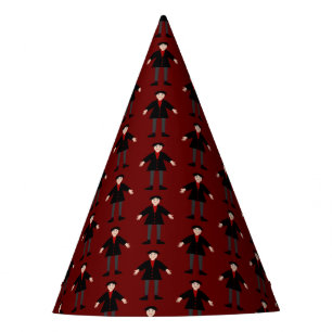 Gorro De Fiesta El vampiro de Halloween estampado