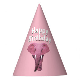 Gorro De Fiesta Elefante rosa