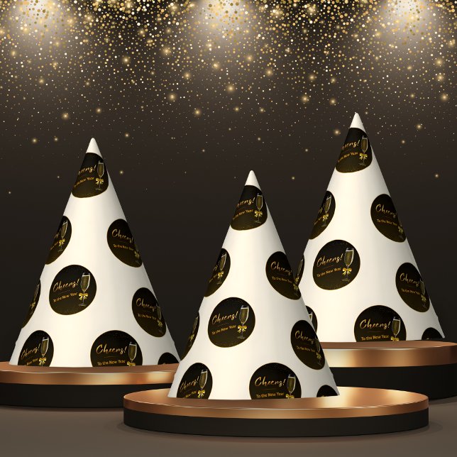 Gorro De Fiesta Elegant Champagne New Year Eve Party Hat (Subido por el creador)