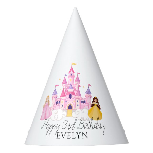 Gorro De Fiesta Elegant Princess Birthday Celebration (Anverso)