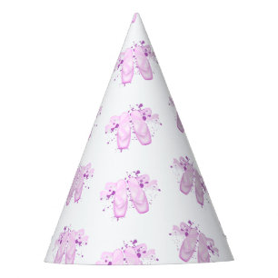 Gorro De Fiesta Elegante ballet rosa cumpleaños zapatillas Pointe