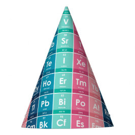 Gorro De Fiesta Elementos del patrón de tabla periódica