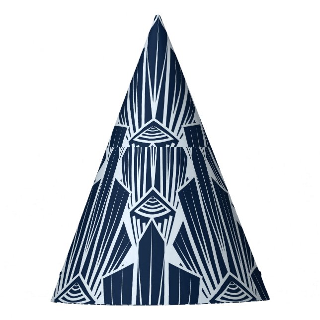 Gorro De Fiesta Elementos geométricos: Patrón moderno estilizado (Anverso)