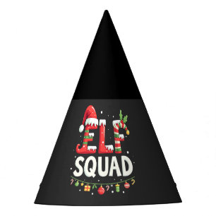 Gorro De Fiesta Elf Squad Funny Matanza Navidades