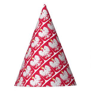 Gorro De Fiesta Emblema polaco - Escudo de Polonia - Polska Herb P