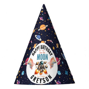 Gorro De Fiesta empezar a remolcar la luna 2º espacio de cumpleaño
