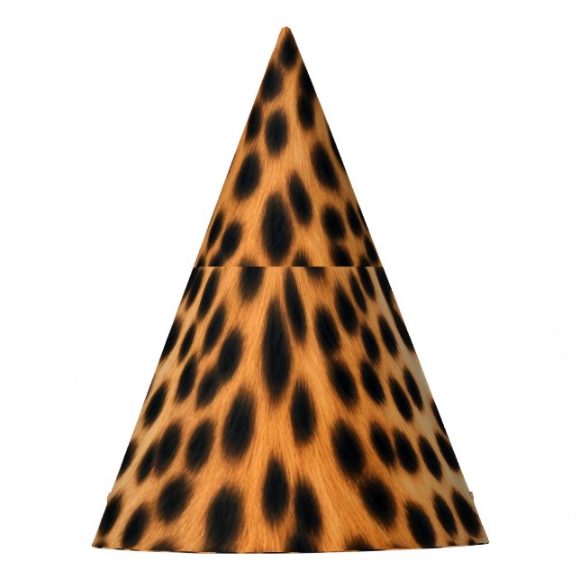 Gorro De Fiesta Energía de Leopardo Salvaje – Moda de Impresión An (Anverso)