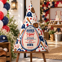 Entrada de béisbol para el primer cumpleaños del b