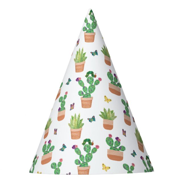 Gorro De Fiesta Eric Carle | oruga, cactus y mariposa Pa (Anverso)