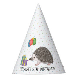 Gorro De Fiesta Erizo Pigmeo Africano Animal Lindo - Cumpleaños