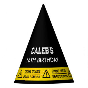 Gorro De Fiesta Escena del Crimen de la Fiesta de la Policía No Cr