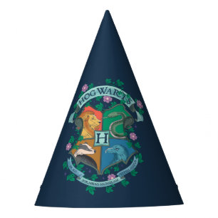 Gorro De Fiesta ESCUDO floral HOGWARTS™