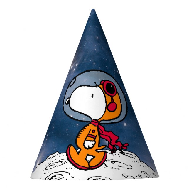 Gorro De Fiesta ESPACIO | Astronauta Snoopy (Anverso)