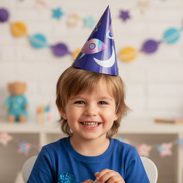 Gorro De Fiesta Espacio exterior del Pastel