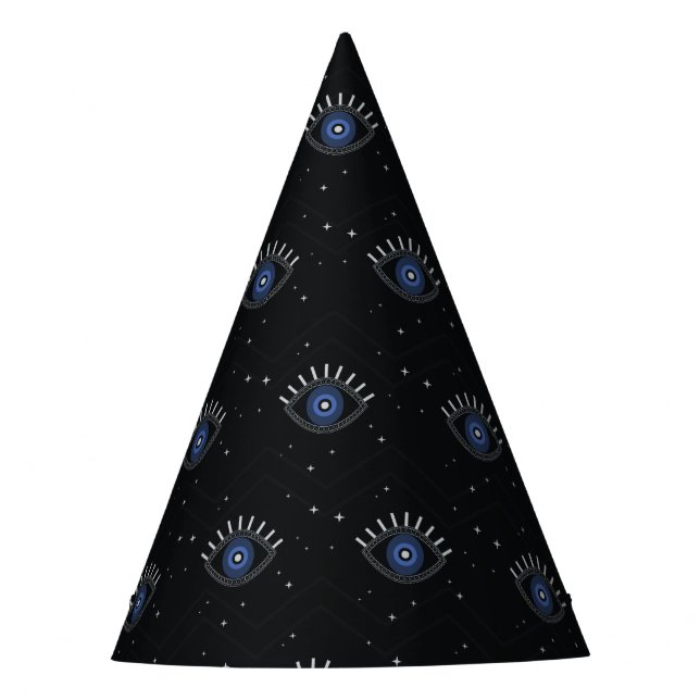 Gorro De Fiesta Espacio mágico de protección de ojos azules (Anverso)