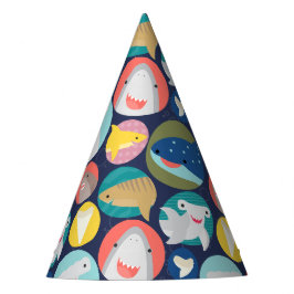 Gorro De Fiesta Especie de tiburón mate