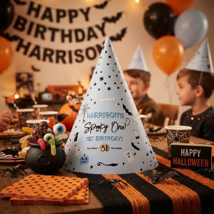 Gorro De Fiesta ¡Espeluznante! Cumpleaños de Halloween de niños 1e