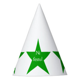 Gorro De Fiesta Esperanto: ¡Festu del Ni!