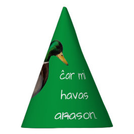 Gorro De Fiesta Esperanto: Mi fartas hueso, mi havas anason.