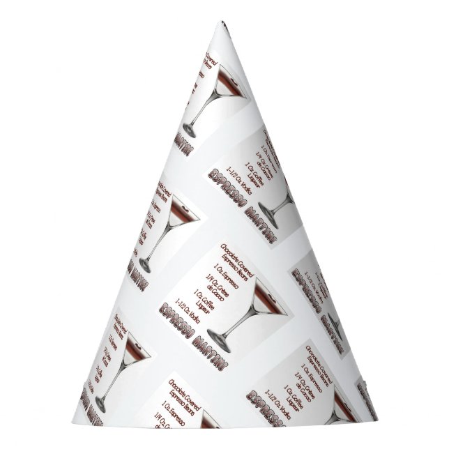 Gorro De Fiesta Espresso Martini Cocktail Recipe Art (Anverso)