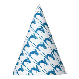 Gorro De Fiesta Esquiador azul