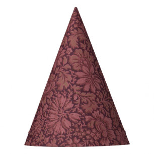 Gorro De Fiesta Estética de vintage en toda la impresión floral