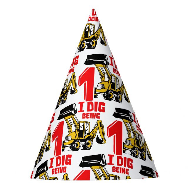 Gorro De Fiesta Estoy cavando el ser un día de la construcción (Anverso)