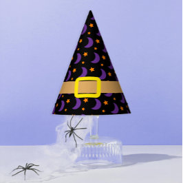 Gorro De Fiesta Estrellas de brujas y magos y luna